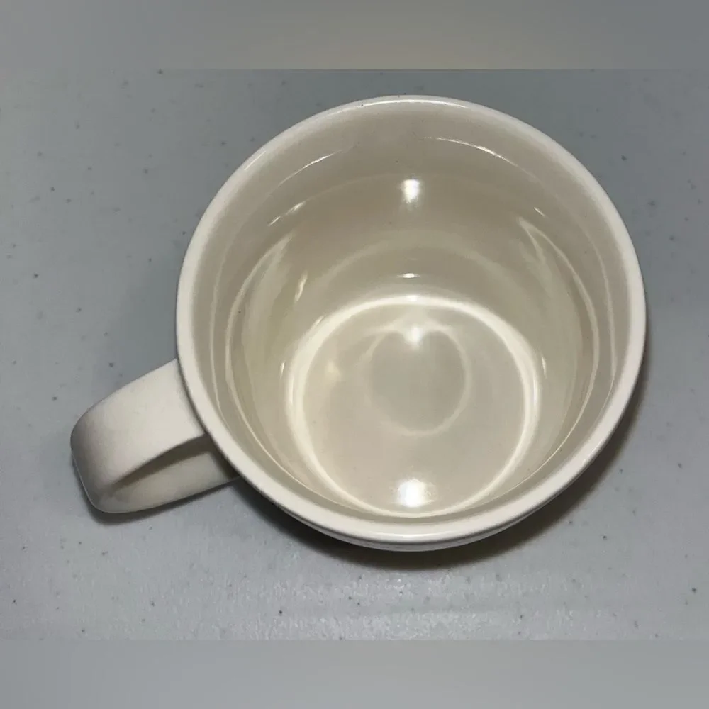STARBUCKS Logo Mermaid White Coffee Ceramic 12oz Cup Mug 2008 tea